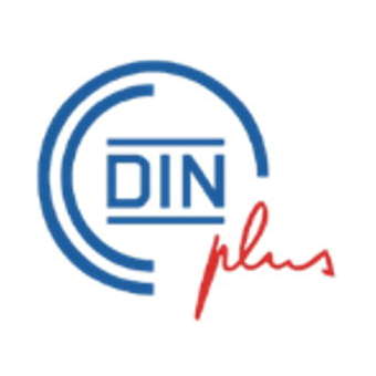 Logo de la certification DIN plus